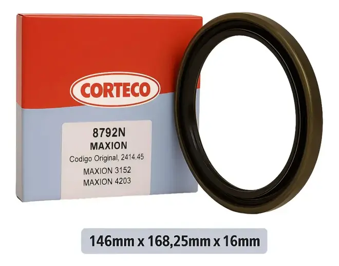 Retentor Traseiro Maxion 3152 4203 Corteco 146 X16 X 168