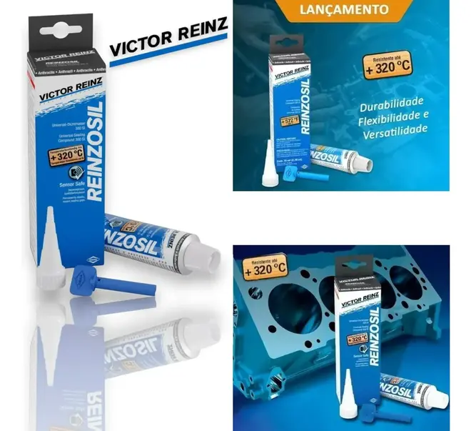 Cola Silicone Para Montagem Motor Automotivo Victor Reinz
