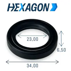Retentor Caixa Direção Hidraulica Universal 23x34x6,5