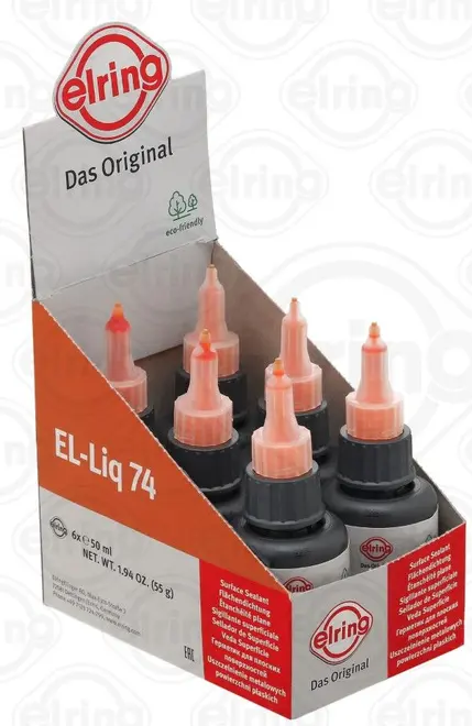 EL-LIQ 74 50ML COMPOSTO SILICONE COR VERMELHO