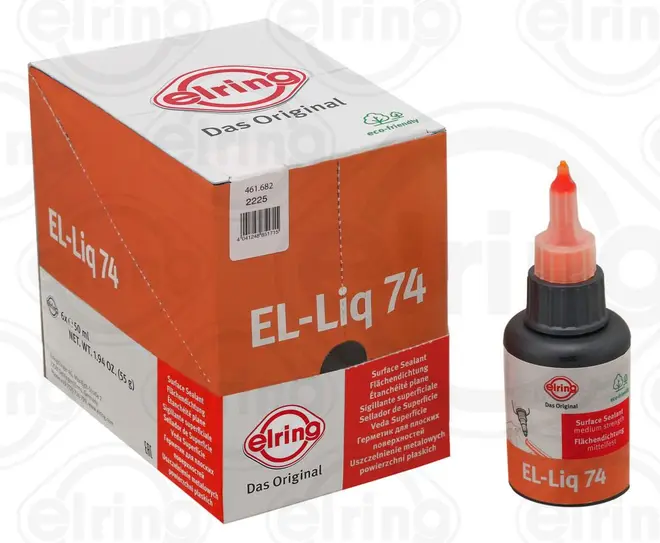 EL-LIQ 74 50ML COMPOSTO SILICONE COR VERMELHO