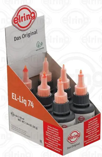 EL-LIQ 74 50ML COMPOSTO SILICONE COR VERMELHO