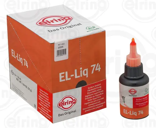 EL-LIQ 74 50ML COMPOSTO SILICONE COR VERMELHO
